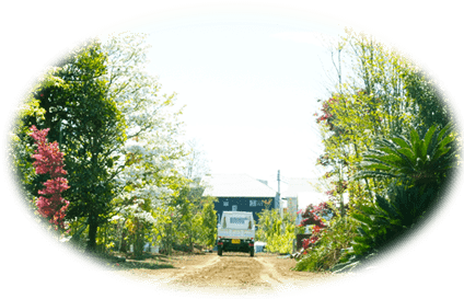 植木生産で使うトラック